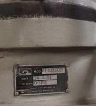  01 (uma) fresadora ferramenteira FFU 1100 B, Natal. De acordocom informações do oficial de justiça em 02/04/2018: